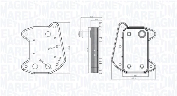 Oil Cooler, engine oil